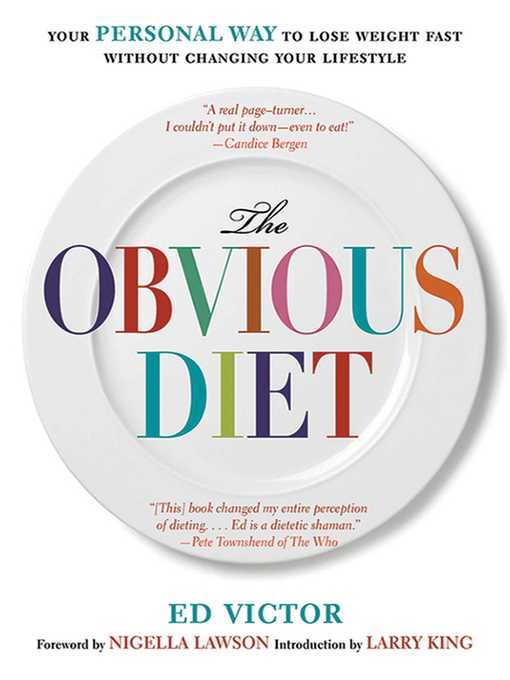Cover image for The Obvious Diet